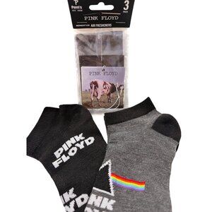 Pink Floyd Socks & Air Freshener Set - Dark Side Of The Moon & Atom Heart Mother